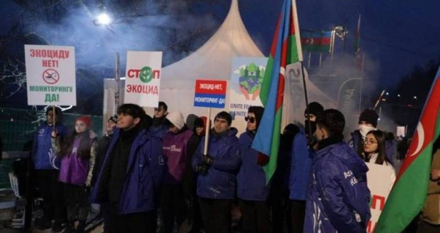Xankəndi-Laçın yolunda keçirilən etiraz aksiyası on dörd gündür davam edir