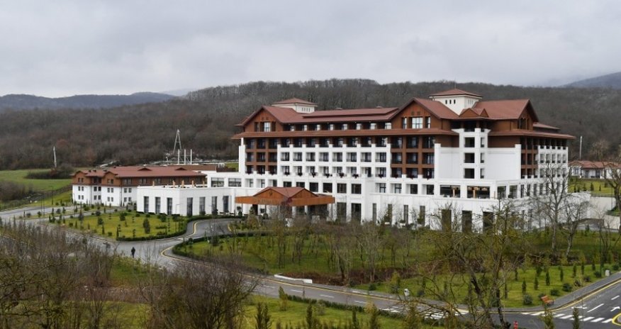 Prezident və xanımı “Şabran” İstirahət Kompleksinin açılışında iştirak ediblər