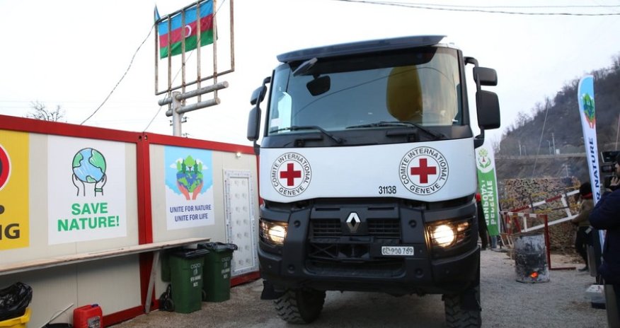 BQXK-nın avtomobilləri Xankəndidən Laçın istiqamətinə növbəti dəfə maneəsiz hərəkət edib