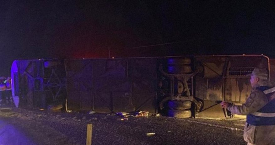 Türkiyədə avtobus aşdı - 5 ölü, 23 yaralı
