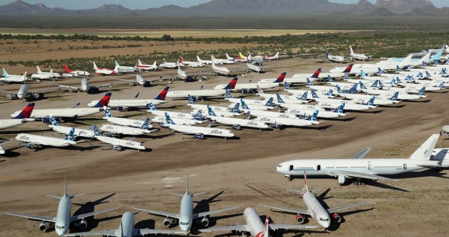 ABŞ-da bütün daxili uçuşlar dayandırılıb