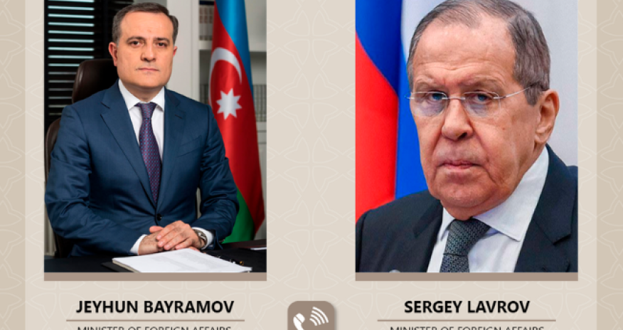 Состоялся телефонный разговор между главами МИД Азербайджана и России
