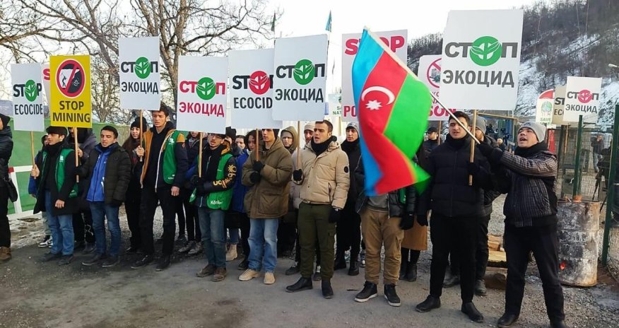 Ekoaksiya: Xankəndi-Laçın yolunda aktivistlər yüksək fəallıq göstərirlər