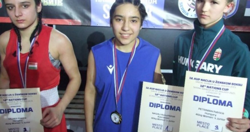 Азербайджанские женщины-боксеры взяли золото на Кубке наций в Сербии
