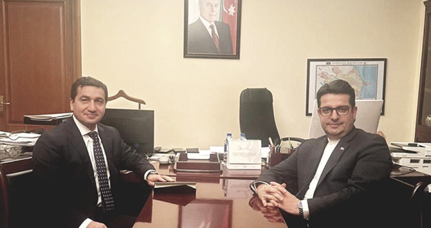Hikmət Hacıyev İran səfiri ilə görüşdü