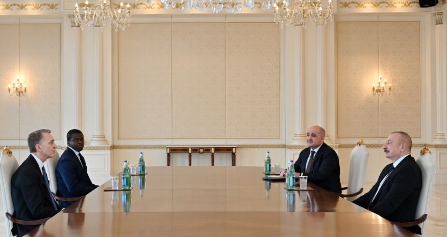 İlham Əliyev şirkət rəhbərini qəbul etdi