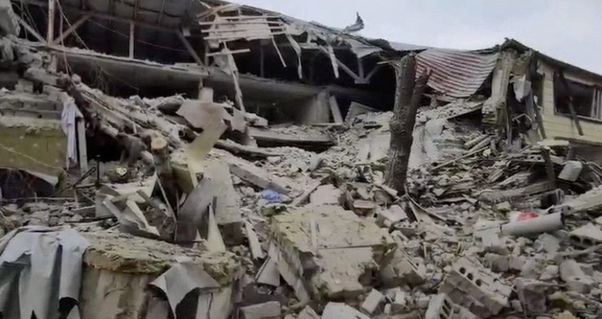 Rusiya hərbçilərinin olduğu xəstəxanada partlayış olub, ölən var