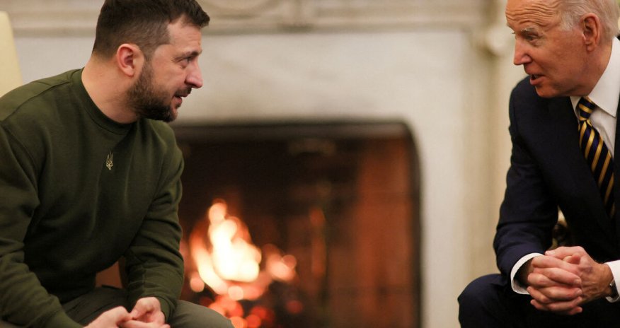 Bayden Ukraynanın hərbi yardım tələblərini Zelenski ilə müzakirə edəcək