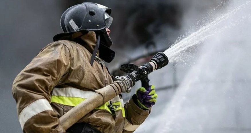 В Загатале произошел пожар