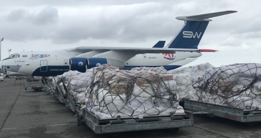 Fevralın 20-dək Azərbaycandan Türkiyəyə hər gün humanitar yardım təyyarəsi gedəcək