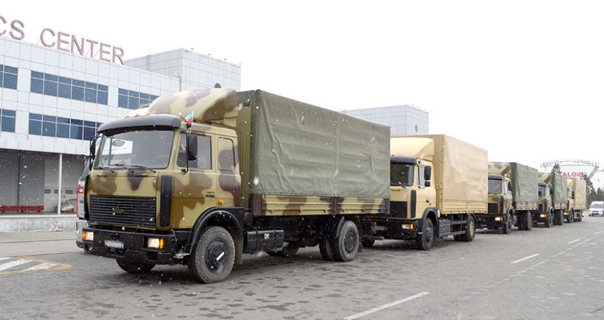 Türkiyəyə qış səhra çadırları göndərilib