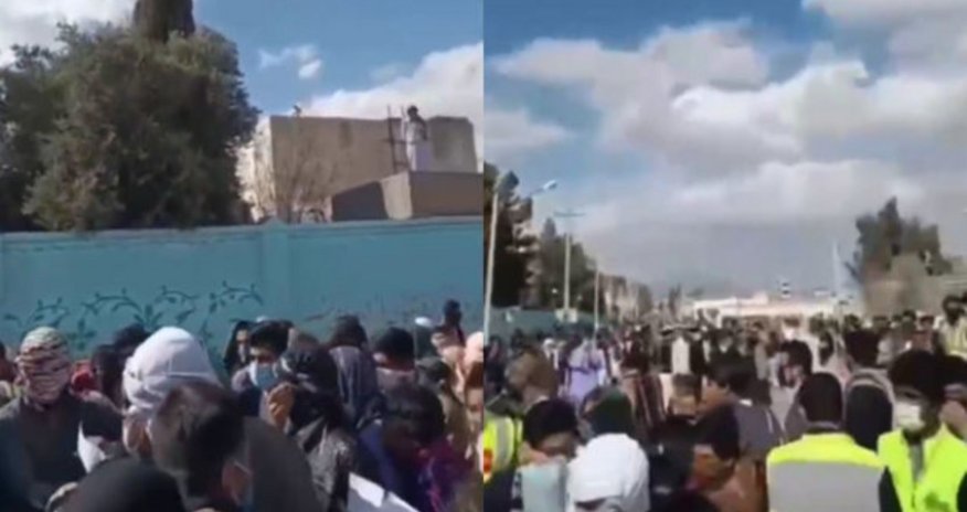 Tehranda əlilliyi olan şəxslər etiraz aksiyası keçirib