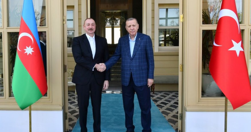 İstanbulda İlham Əliyevin Rəcəb Tayyib Ərdoğanla görüşü başlayıb