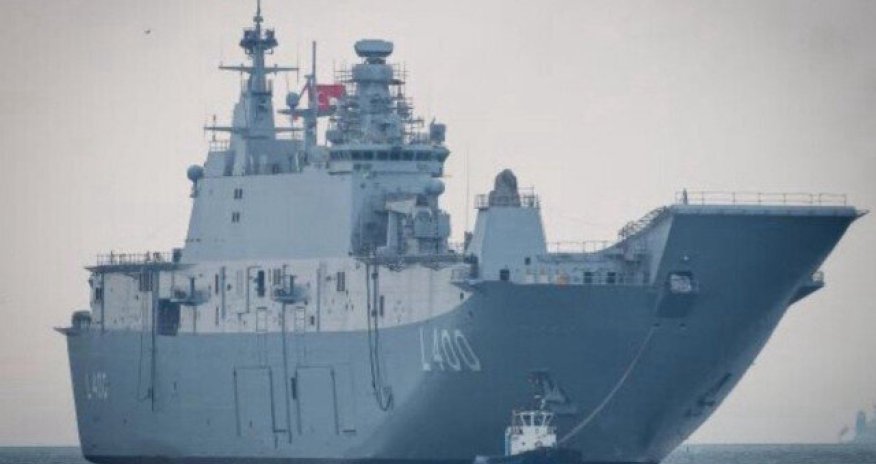 Türkiyənin ən böyük hərbi gəmisi - TCG Anadolu Hərbi Dəniz Qüvvələrinin komandanlığına təhvil verilib