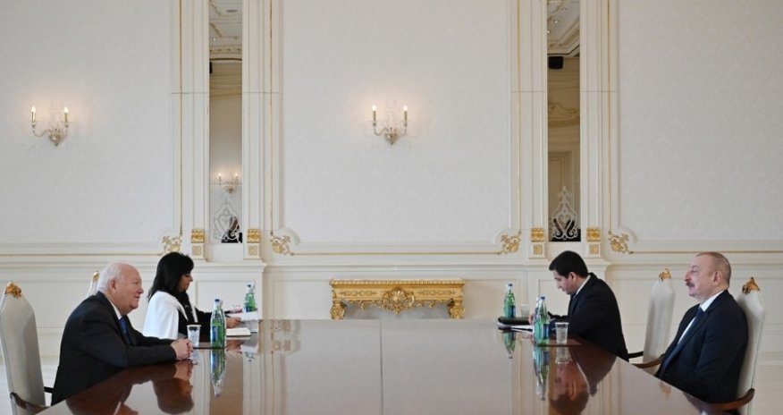 Prezident İlham Əliyev BMT-nin Sivilizasiyalar Alyansının ali nümayəndəsini qəbul edib - YENİLƏNİB