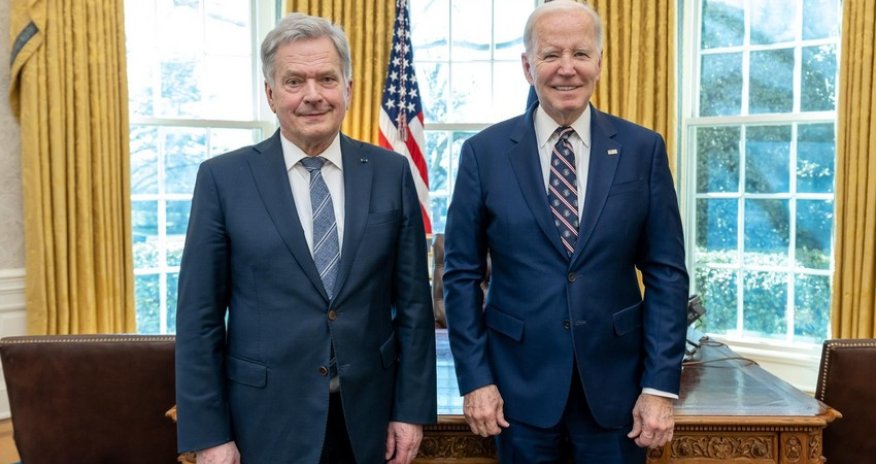 Presidents of US and Finland mull issue of support to Ukraine