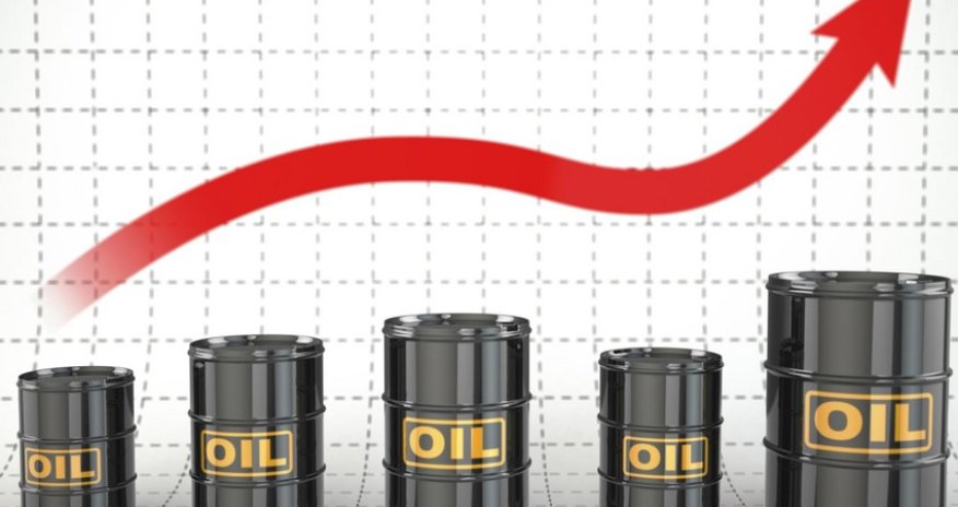 Azerbaijani oil price up about $1