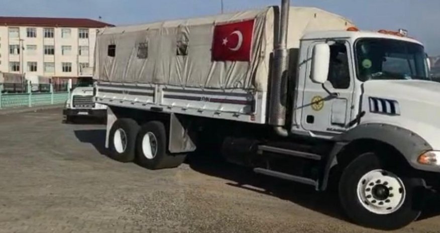 FHN-in Türkiyəyə humanitar yardım aparmış vasitələrinin növbəti hissəsi Bakıya qayıdır