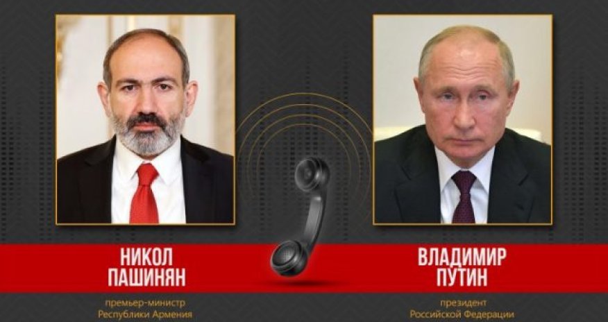 Paşinyan Putinlə Qarabağdakı vəziyyəti müzakirə edib