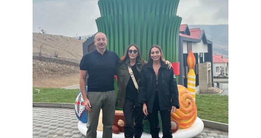 Mehriban Əliyeva Talış kəndindən paylaşım edib