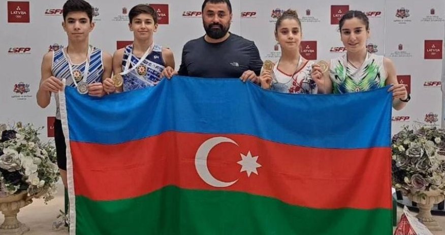 Azərbaycan gimnastları beynəlxalq turnirdə 3 qızıl, 1 gümüş medal qazanıblar