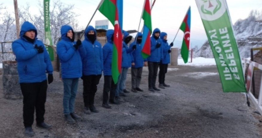 Xankəndi-Laçın yolu: aksiya iştirakçıları 103 gündür dünya ictimaiyyətinə çağırışlar edir