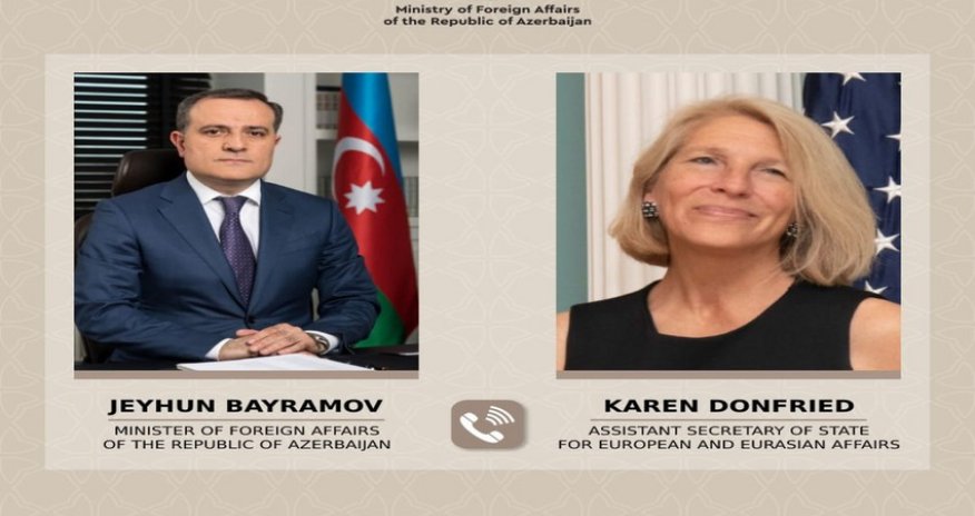 Azerbaijani FM, US Assistant Secretary of State discuss peace process between Azerbaijan and Armenia