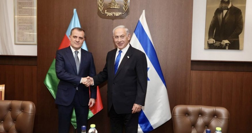 Ceyhun Bayramov Netenyahu ilə görüşdü