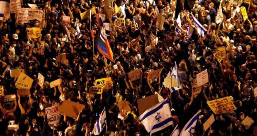 İsraildə yenidən etirazlar başlayıb