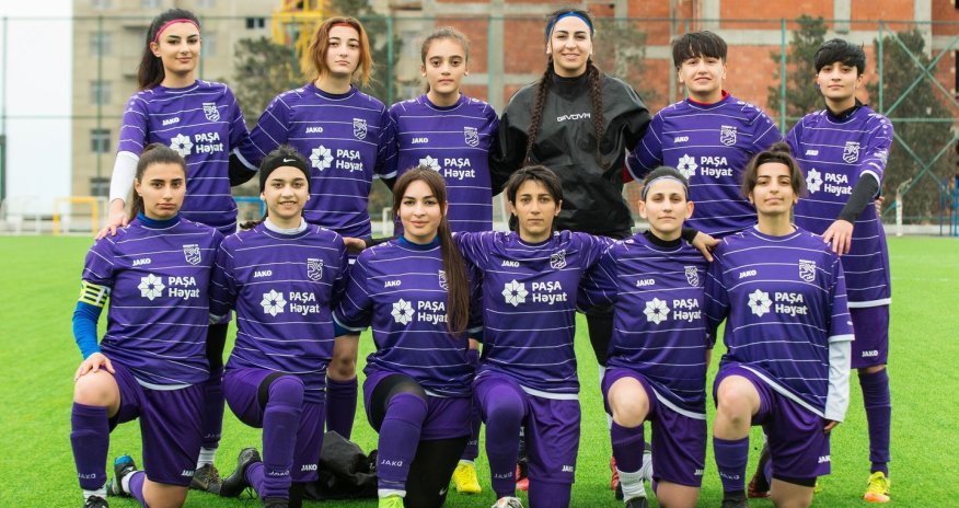Sumqayıtın qızlar futbol klubu rəqibini 18:0 hesabı ilə udub - FOTO