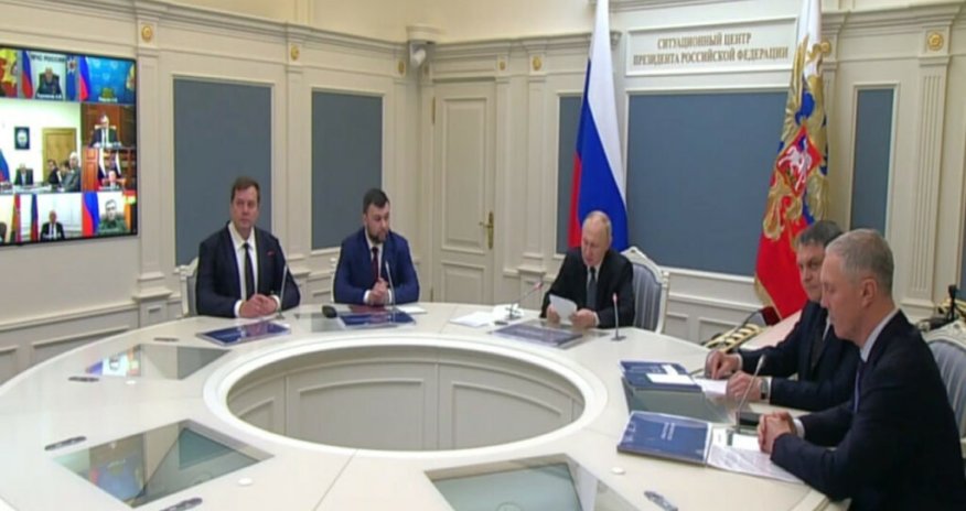 Putin Ukraynanın işğal olunmuş vilayətlərinə təyin etdiyi başçılarla görüşdü