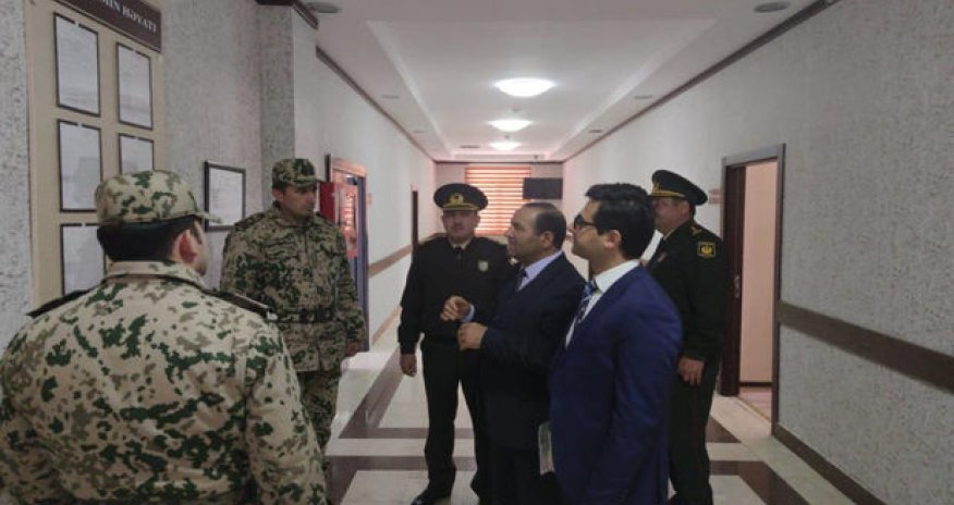 Ombudsman Aparatının əməkdaşları DQ-nin Ali Hərbi Məktəbinə və N saylı hərbi hissəyə baş çəkiblər