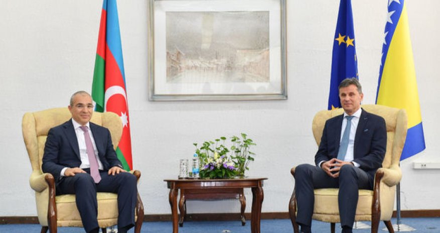 Mikayıl Cabbarov Bosniya və Herseqovinanın baş naziri ilə görüşüb - FOTO