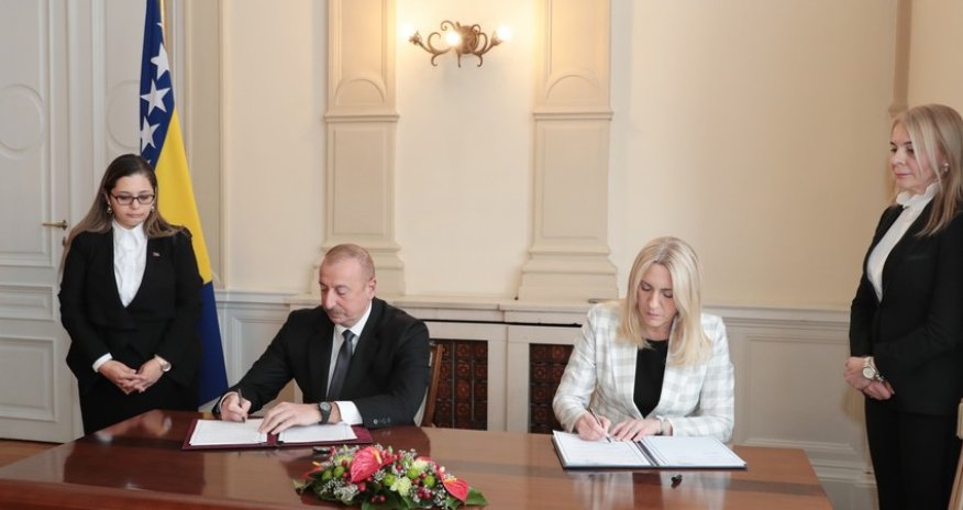 Azerbaijan, Bosnia and Herzegovina sign Declaration on strategic partnership