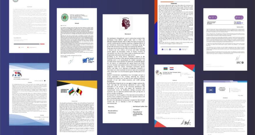 Dünya azərbaycanlıları beynəlxalq ictimaiyyətə çağırış edib