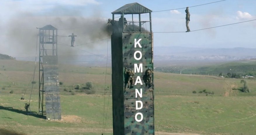 Tactical-special exercises conducted with commando units of Azerbaijani Army