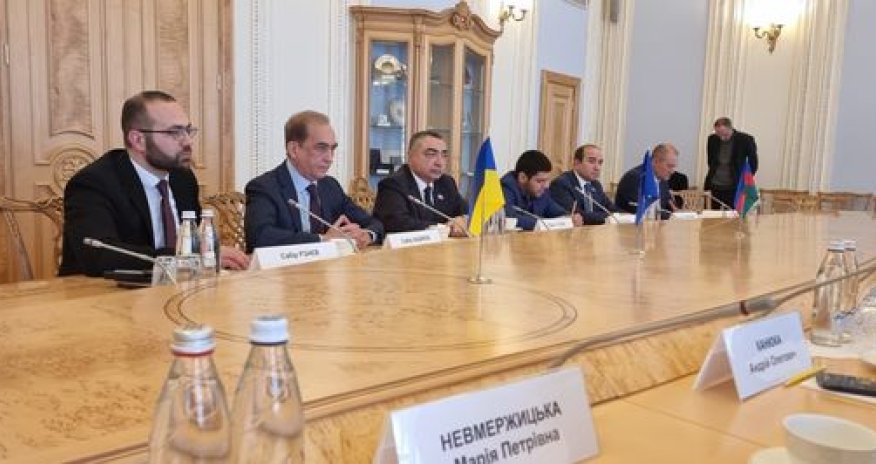 Milli Məclisin deputatları Kiyev Milli Universitetində olublar - FOTO