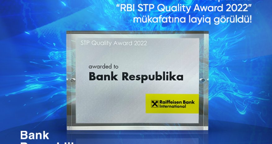 Bank Respublika was awarded the 