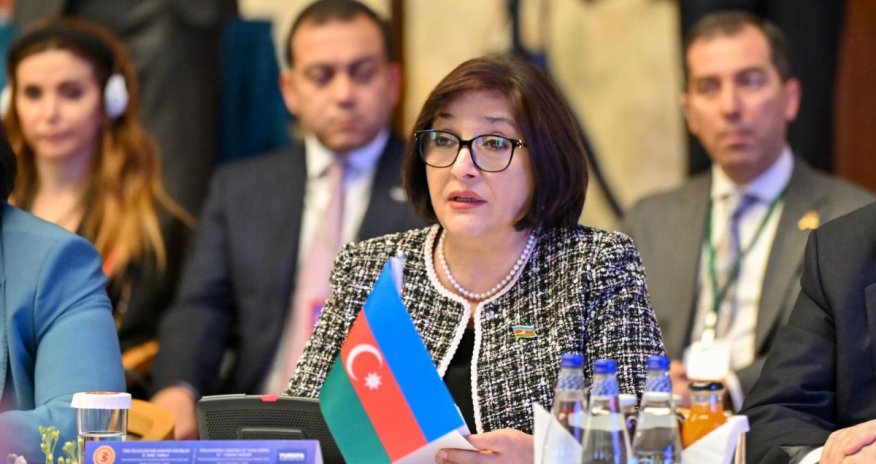 Sahibə Qafarova TÜRKPA-nın 12-ci plenar iclasında çıxış edib