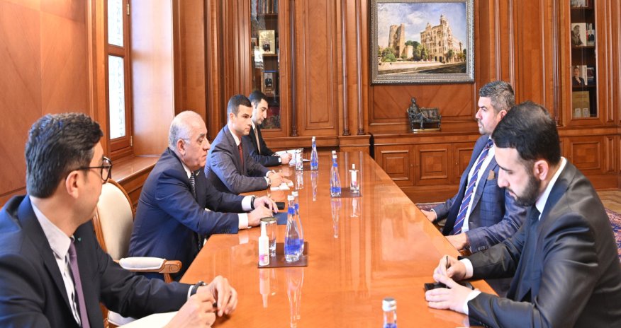 Əli Əsədov Dünya Minifutbol Federasiyasının prezidenti ilə görüşüb