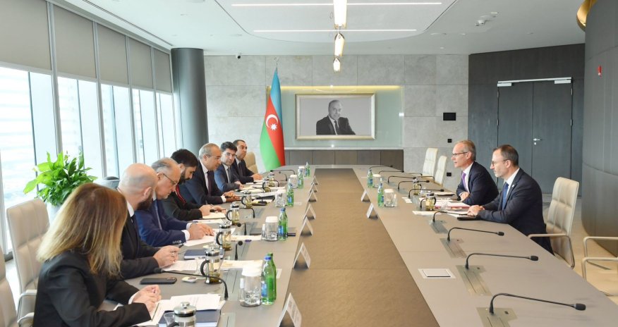 Mikayıl Cabbarov Total Energies şirkətinin kəşfiyyat və hasilat üzrə prezidenti ilə görüşüb (FOTO)