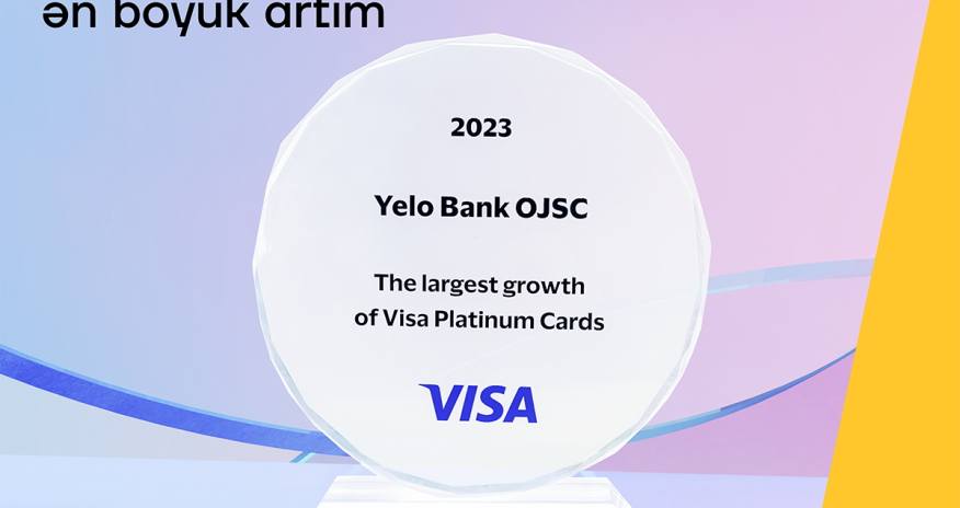 Yelo Bank Visa tərəfindən mükafata layiq görüldü