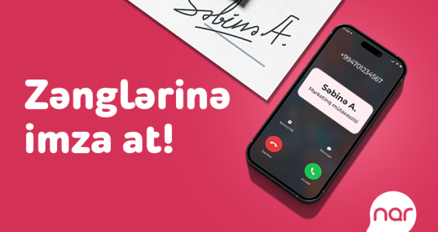 All-new “Signature Call” service from “Nar”