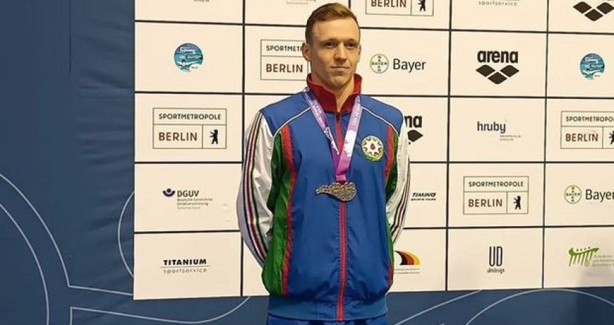 Azərbaycanın üçqat paralimpiya çempionu Almaniyada növbəti medalı qazandı