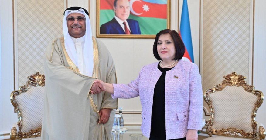 Sahibə Qafarova Ərəb Parlamentinin sədri ilə görüşüb