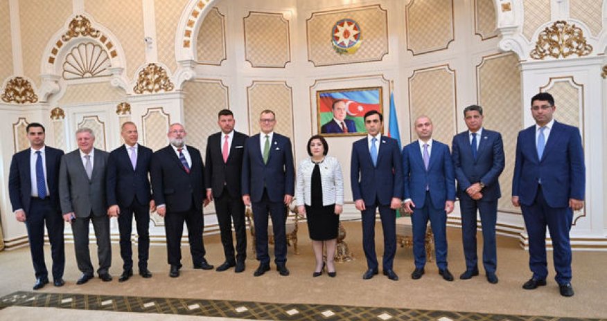 Sahibə Qafarova Slovakiya Milli Şurasının sədri ilə görüşüb