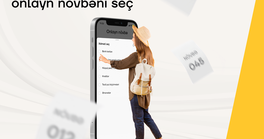 Yelo Bank-a növbəni onlayn götürün, filialda gözləməyin