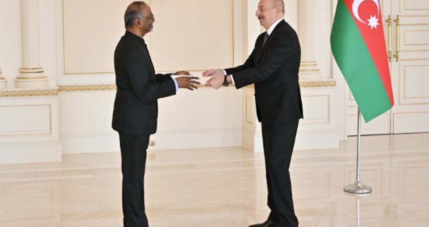 Prezident Hindistanın yeni səfirini qəbul edib