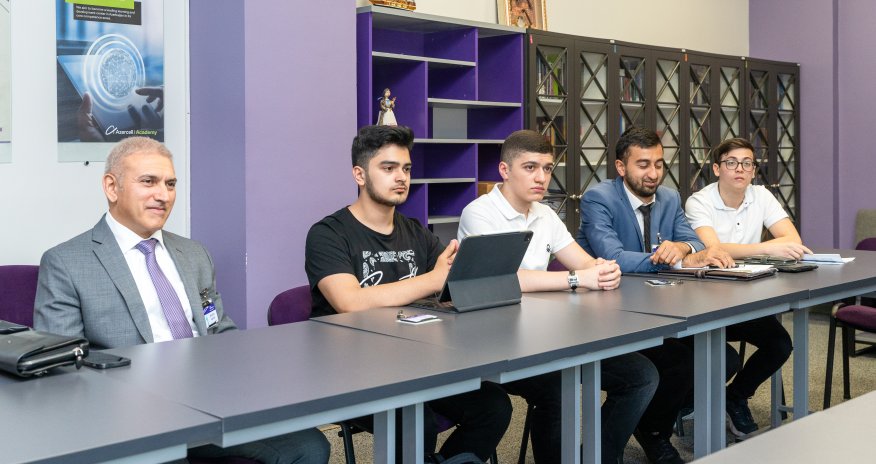 Azercell Held a Meeting with the ADA School Students