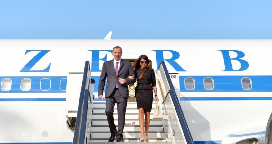 Prezident İlham Əliyev Litva Respublikasına rəsmi səfərə gedib